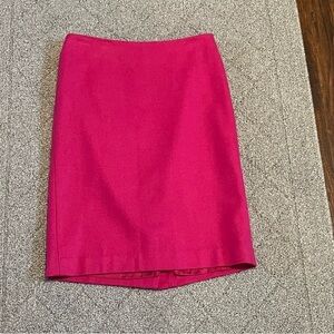 Talbots Skirt Womens 2 Petite Pink Wool Blend Lined Midi Dress Work